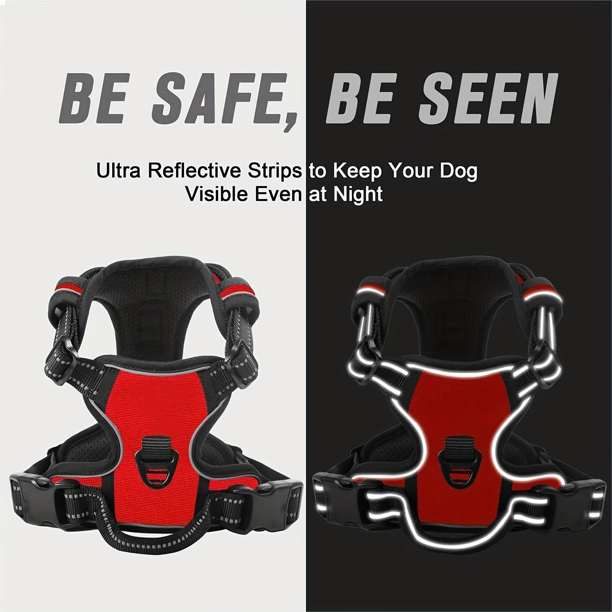 Reflective Dog Safety Harness